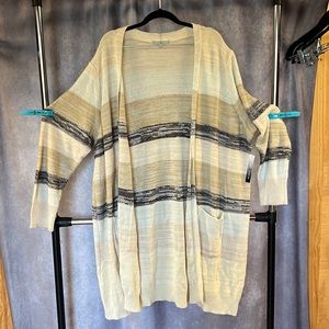 NWT Long Open Front Cardigan Sweater